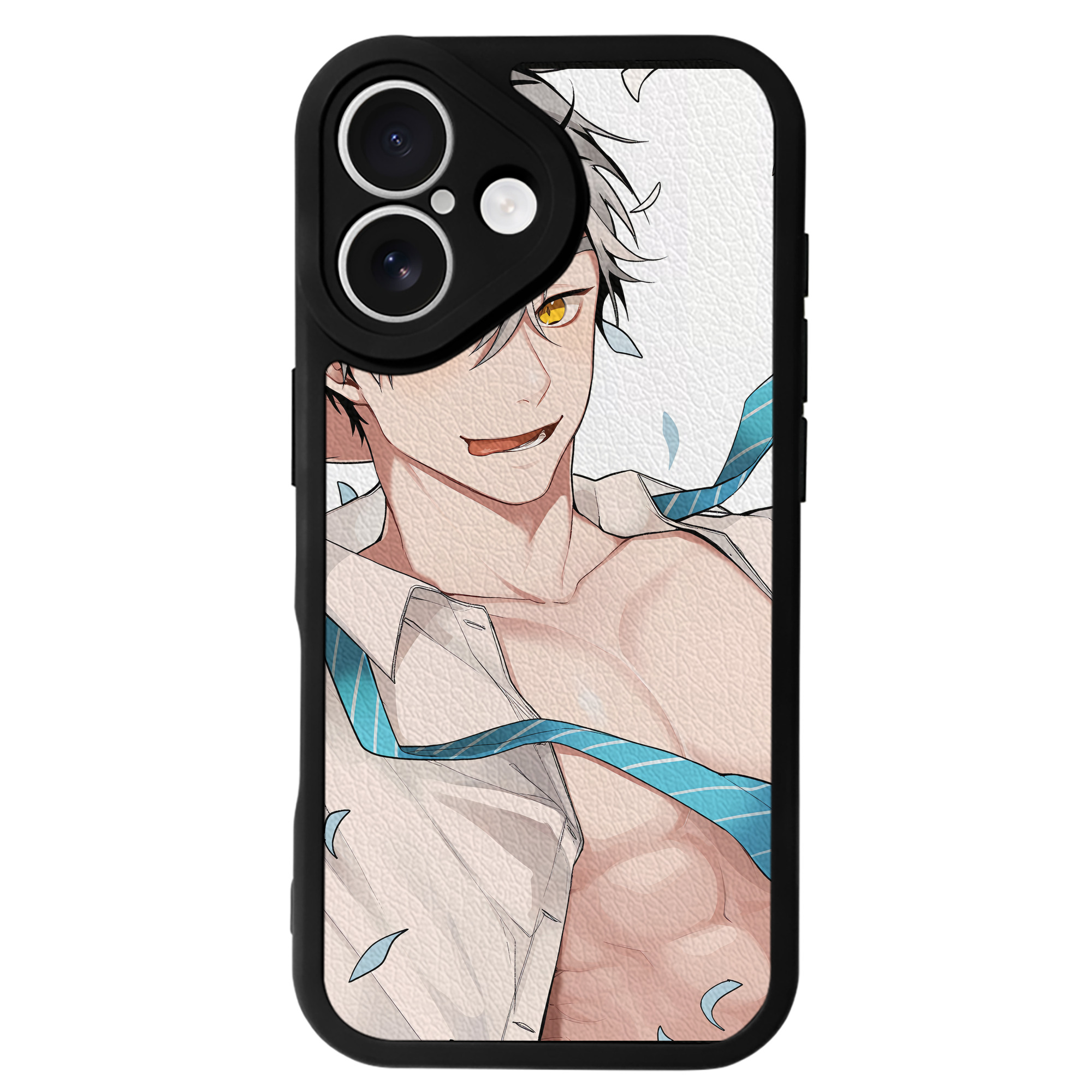 （画像用） ハイキュー!! Haikyu!! 【iPhone 16シリーズ対応】シリコンスマホケース（レザー調） 材質：シリコン